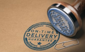 On-Time Delivery stamp